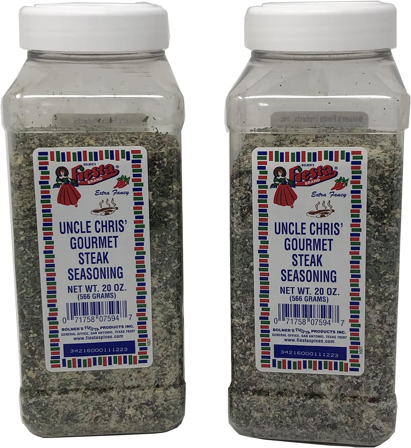 Bolner's Fiesta Uncle Chris Gourmet Steak Seasoning, 20