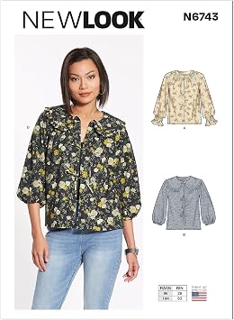 New Look Sewing Pattern 6743 Women A 8-10-12-14-16-18-20