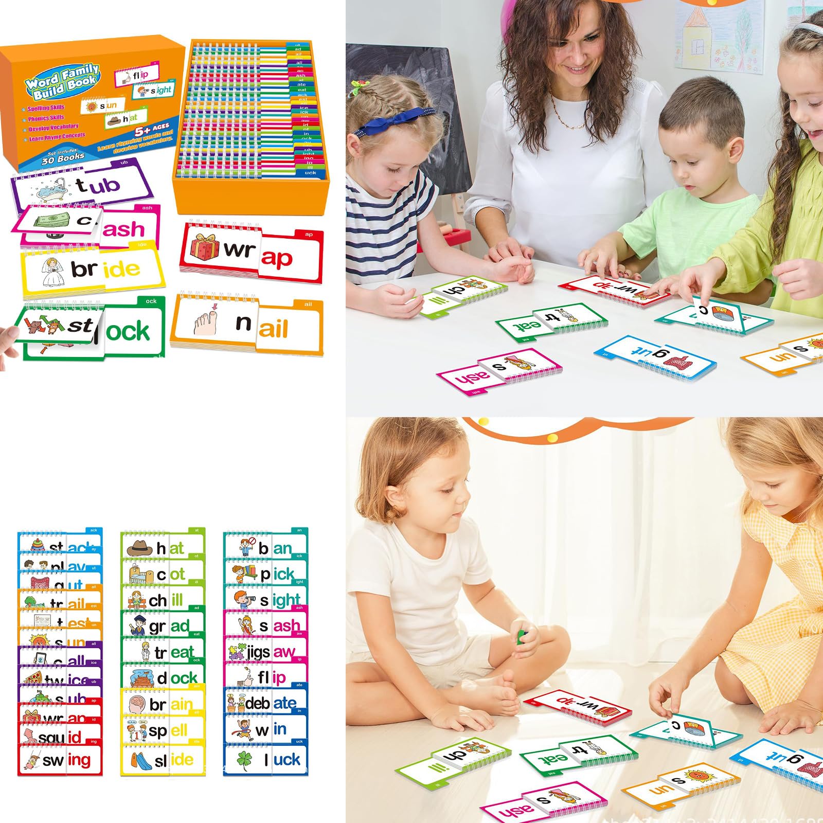 Lire et rimes livres lettres sons cartes flash phoniques famille de mots famille de mots pour la famille de mots lecture et phonique
