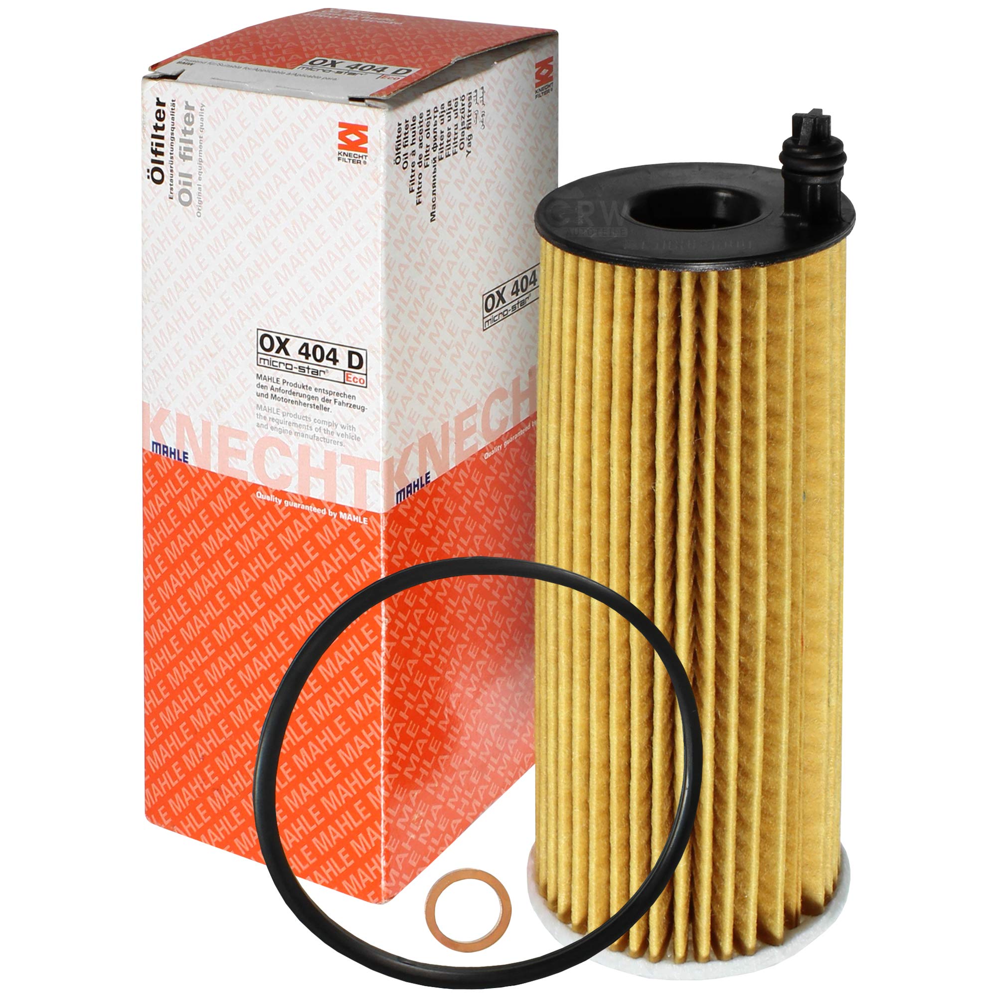 Paquete de inspección Kit de mantenimiento con filtro de aceite OX 404D, filtro de aire LX 2796/1, filtro de combustible KL 169/4D, tornillo de cierre