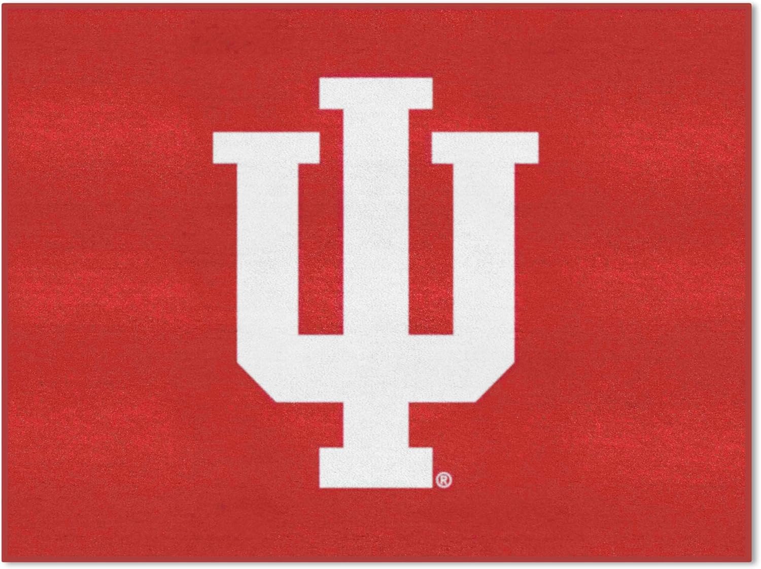 FANMATS 1817 Indiana University All-Star Mat | Crimson | 33.75"x42.5" | IU Trident Primary Logo