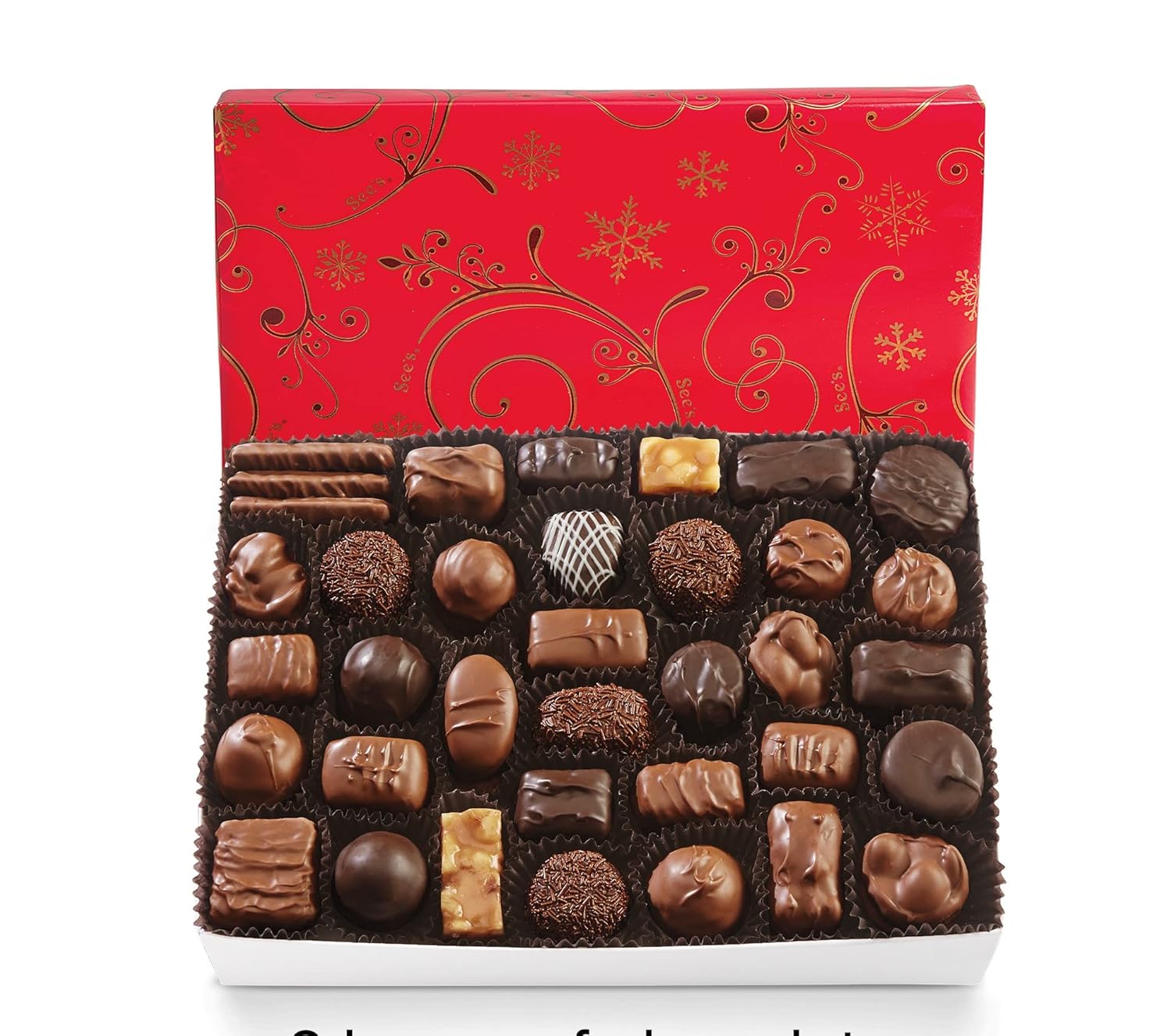See's Candies Assorted Chocolates (1 Pound, White Wrap) : Grocery & Gourmet Food