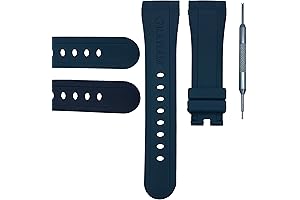 24mm Diver Rubber Watch Band Strap Compatible with Chronofighter Prodive