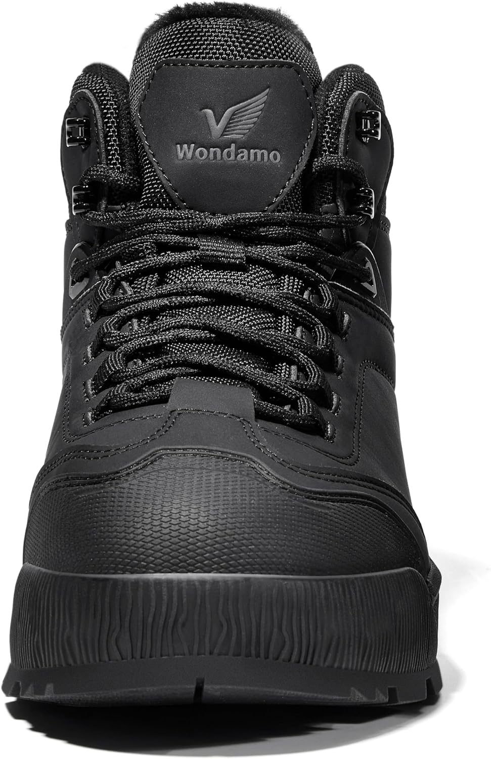 Wondamo Men's Waterproof Snow Boots Insulated Toe Cap Cold Weather Shoes Non-slip Lightweight Winter Boots - Image 5