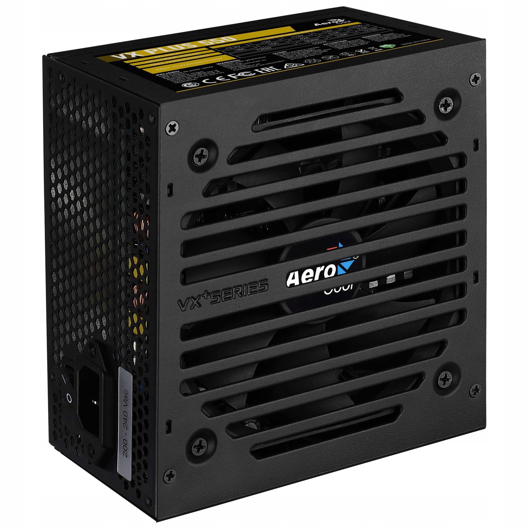 AEROCOOL FUENTE DE ALIMENTACION VX PLUS 650 W ATX NEGRA