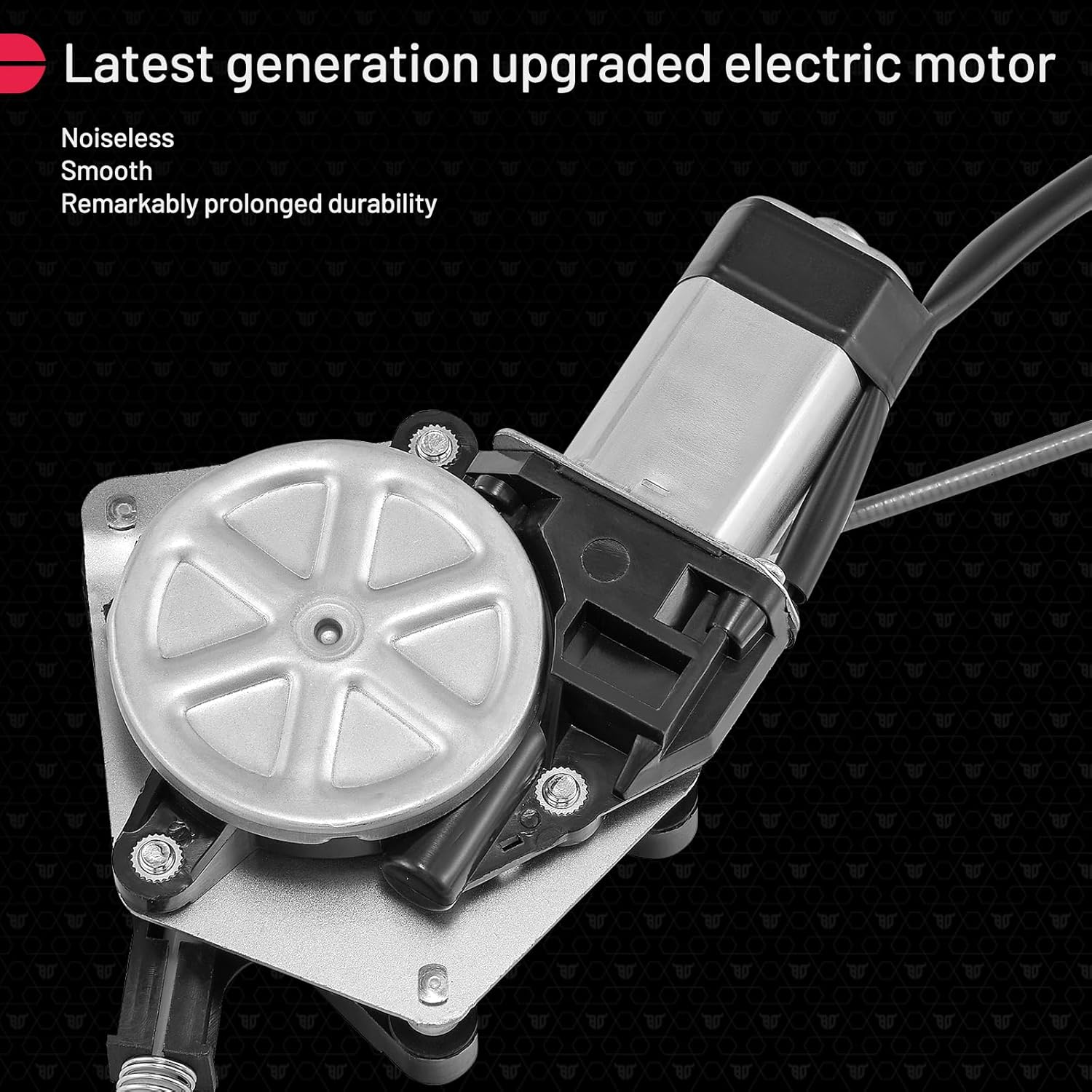 BDFHYK 748-912 Power Window Regulator with Motor Front Left for 2007-2018 Wrangler 2018 Wrangler JK 2007 2008 2009 2010 2011 2012 2013 2014 2015 2016 2017 07 08 09 10 11 12 13 14 15 16 17 18