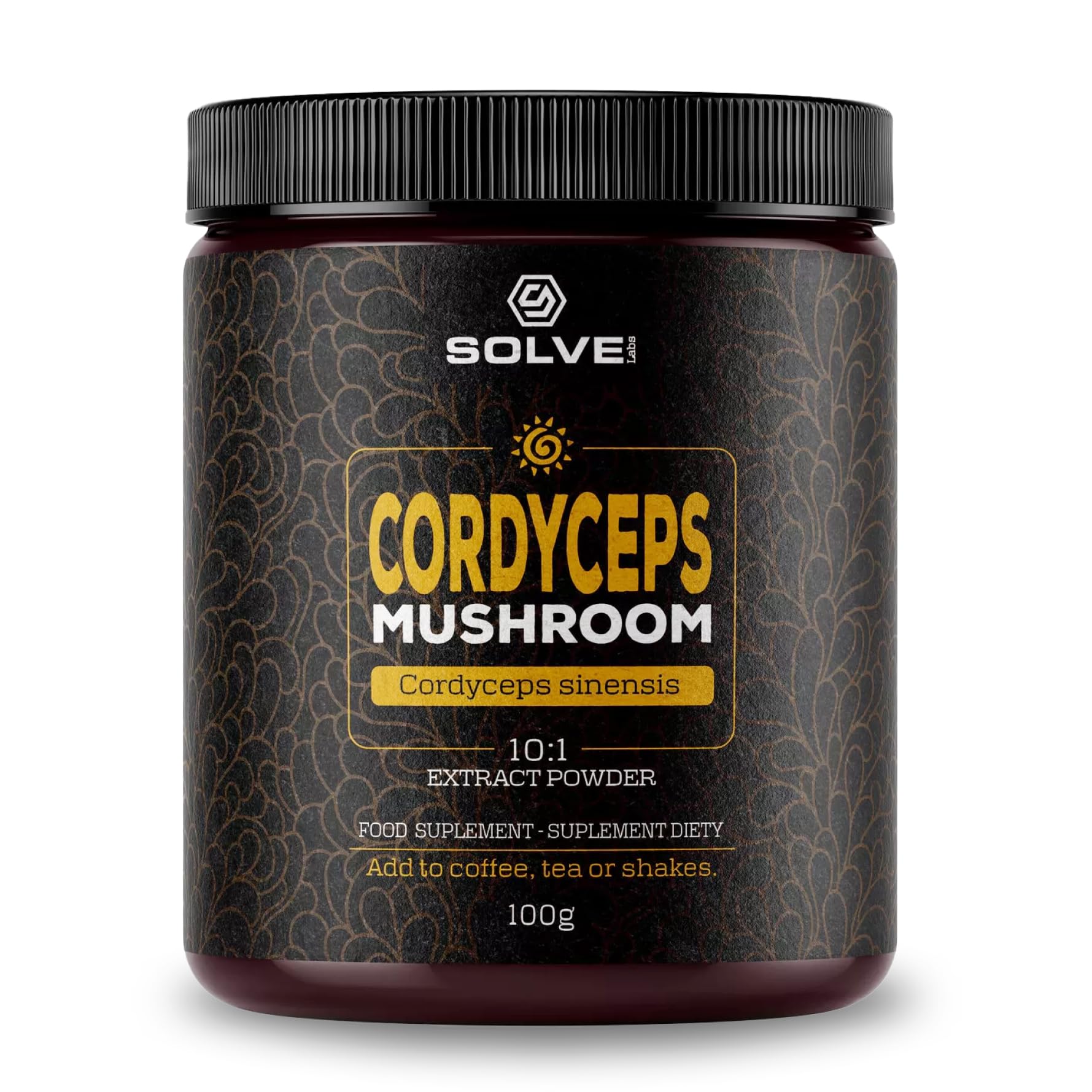 ● Premium Cordyceps Extract Powder ● 43% Beta-D-Glucans ● 10:1 Extract ● Zero Fillers & Additives ● 100g ● 3 Monthss Supply
