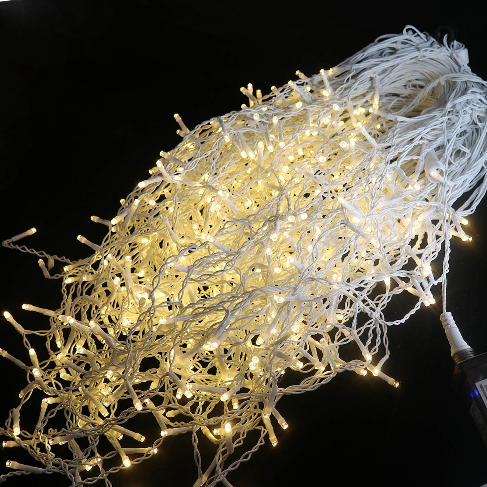 MULTISPARKING Icicle Fairy Lights 117.6Ft 1280LED Christmas Lights Outdoor Indoor Curtain