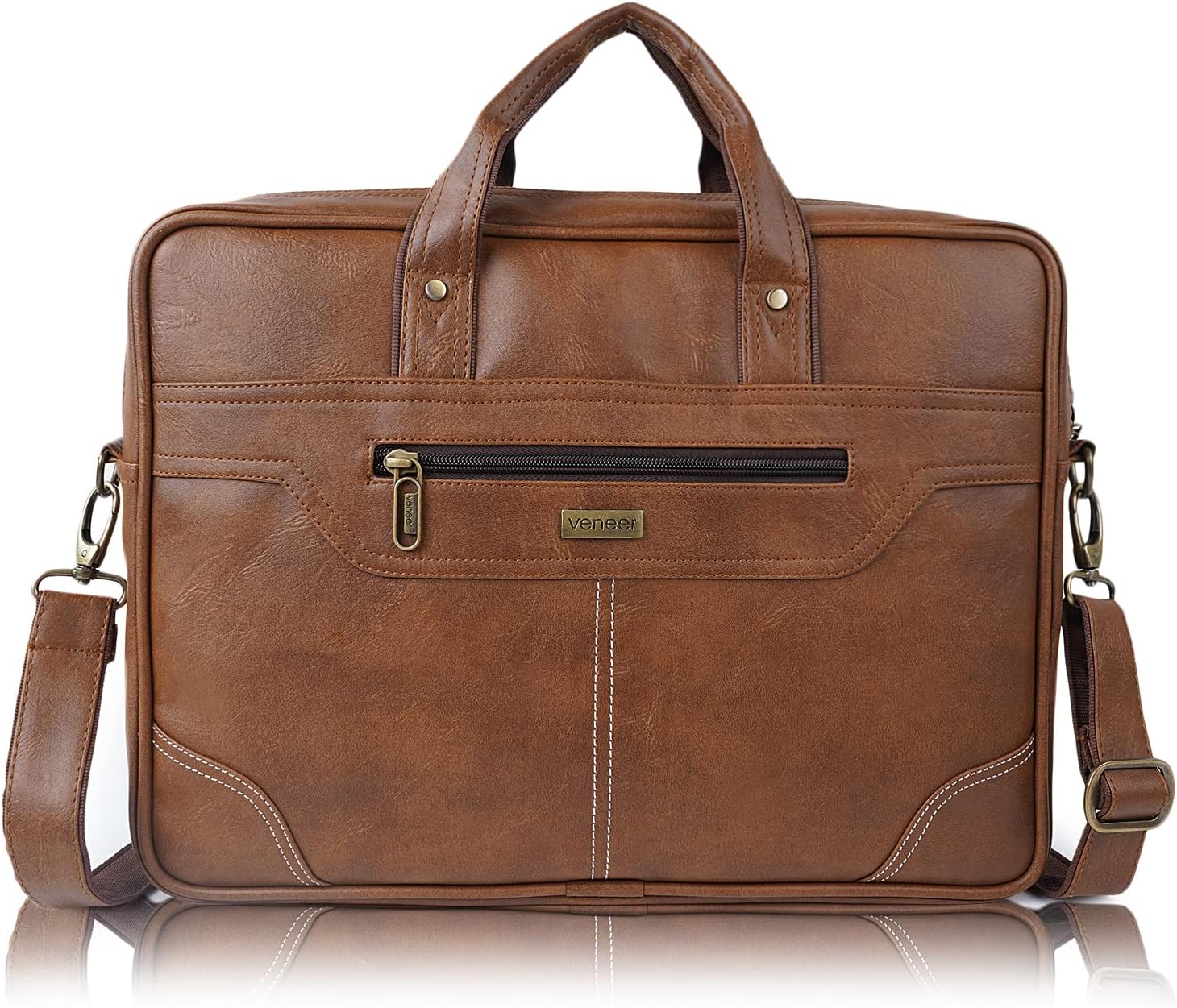 Laptop Bag 15.6 Inch, Business Briefcase for Men Women 15inch Water Resistant Messenger Shoulder Bag Office Bag
