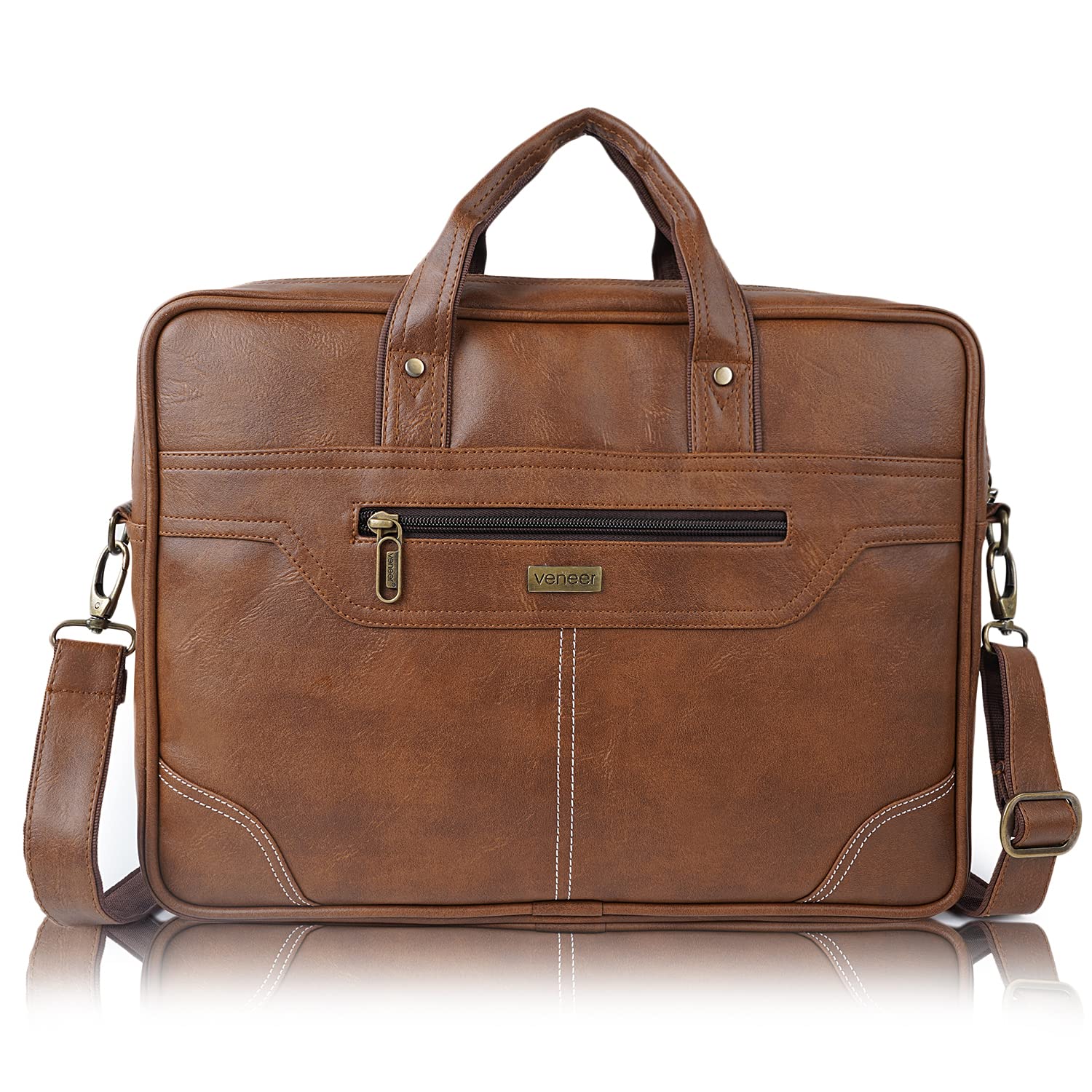 Veneer Laptop Bag 15.6 Inch, Business Briefcase for Men Women 15inch Water Resistant Messenger Shoulder Bag Office Bag Veneer Laptop Bag 15.6 Inch, Business Briefcase for Men Women 15inch Water Resistant Messenger Shoulder Bag Office Bag