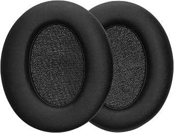 kwmobile Ear Pads Compatible with Anker Soundcore Q11i Earpads - 2X Replacement for Headphones - Black