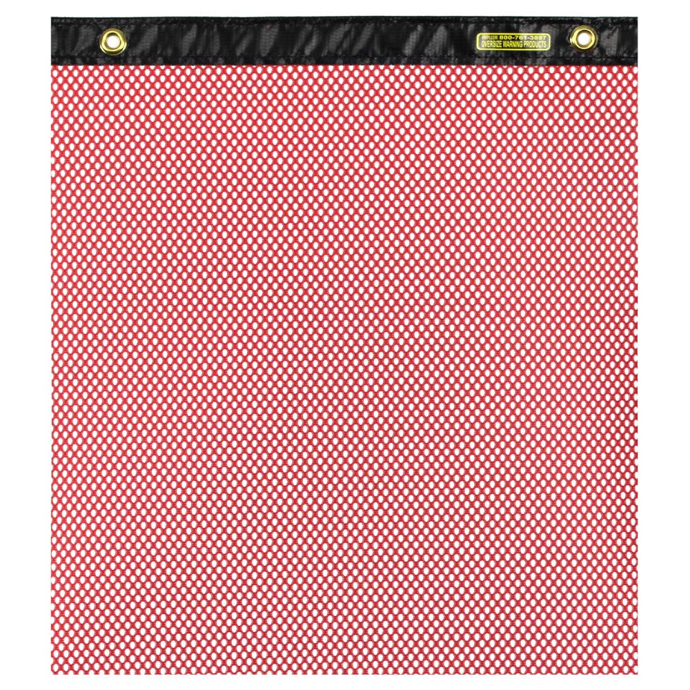 Oversize Warning Products - Heavy Duty Grommet Warning Flag 12 Pack