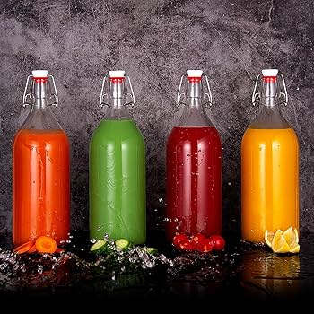 Amazon.com: YEBODA 32oz Swing Top Bottles -Glass Beer Bottle Amazon.com: YEBODA 32oz Swing Top Bottles -Glass Beer Bottle