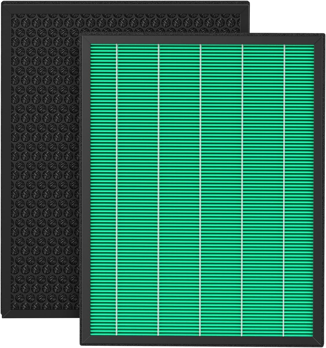 2Pack 300/300S Replacement Filter for Coway Airmega Max2 Air Purifier 300/300S, True HEPA Filter & Activated Carbon 2-in-1 Filter, # AP-1515-FP