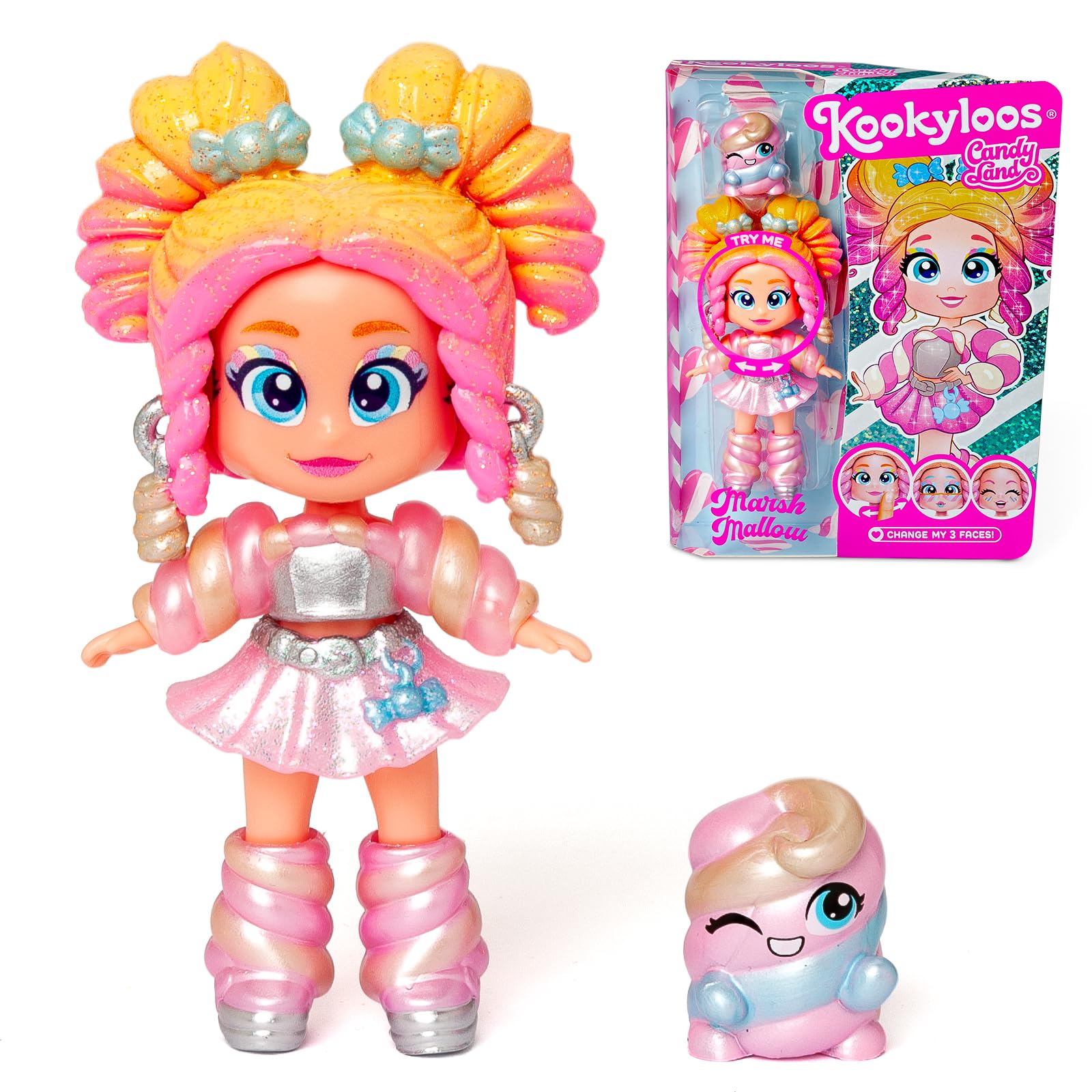 KOOKYLOOS Candy Land Series Marsh Mallow - Collectable Doll from the Candy Land Series