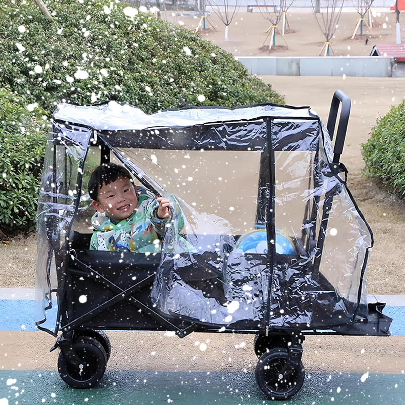 Housse de Pluie pour Chariots Pliables,Housse de Pluie pour Chariots | Housse de pluie pour chariot pliant - Housse de pluie pliable et imperméable pour chariot, housse de pluie multifonctionnelle
