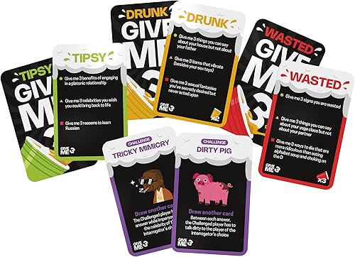 Miniatura 5 de Dame 3 Juego de cartas - Divertidos juegos de beber para adultos  2+ jugadores  Regla de 10 segundos