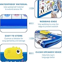 Vista 4 de Richgv Póster interactivo de aprendizaje ABC para niños pequeños. Gráfico de pared del alfabeto parlante con 5 modos de aprendizaje. Juguetes