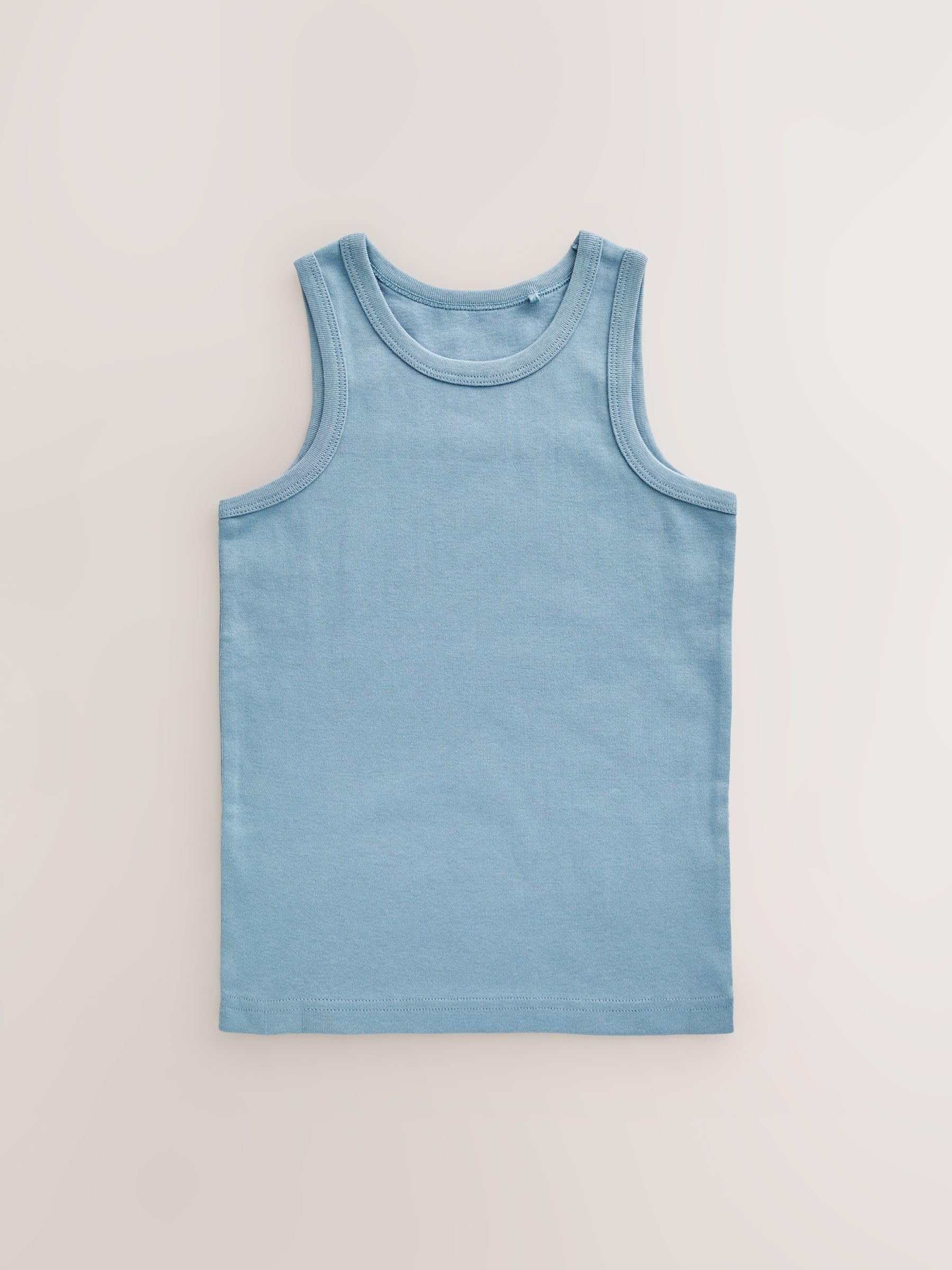 NEXT Jungen 5er-Pack Trägertops aus Biobaumwolle 86-176