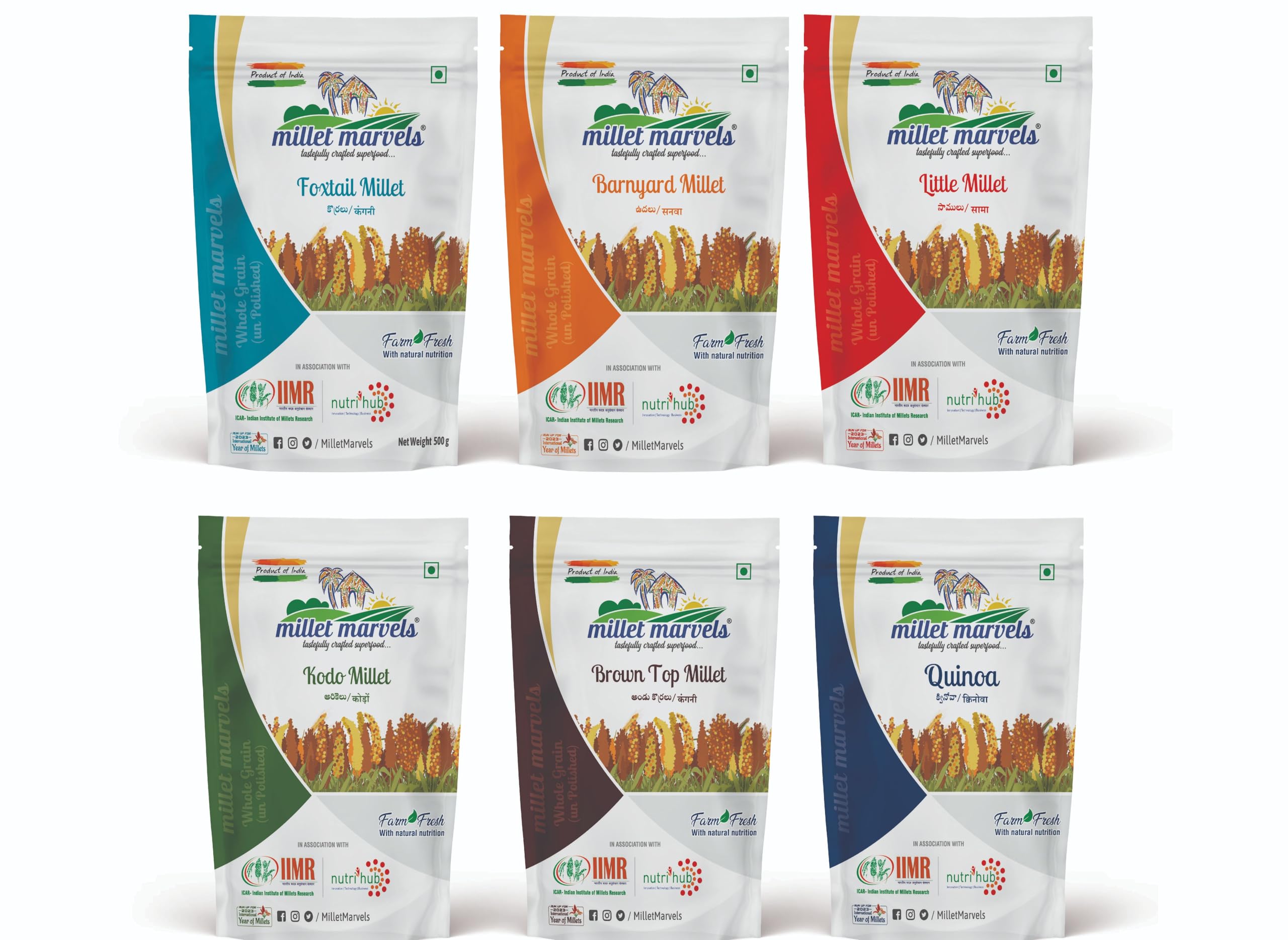 Millet Marvels Vacuum Packed, One Meal A Day With Millets 6 Pc Combo Pack (B0CJ2GQM5Q) Amazon Price History, Amazon Price Tracker
