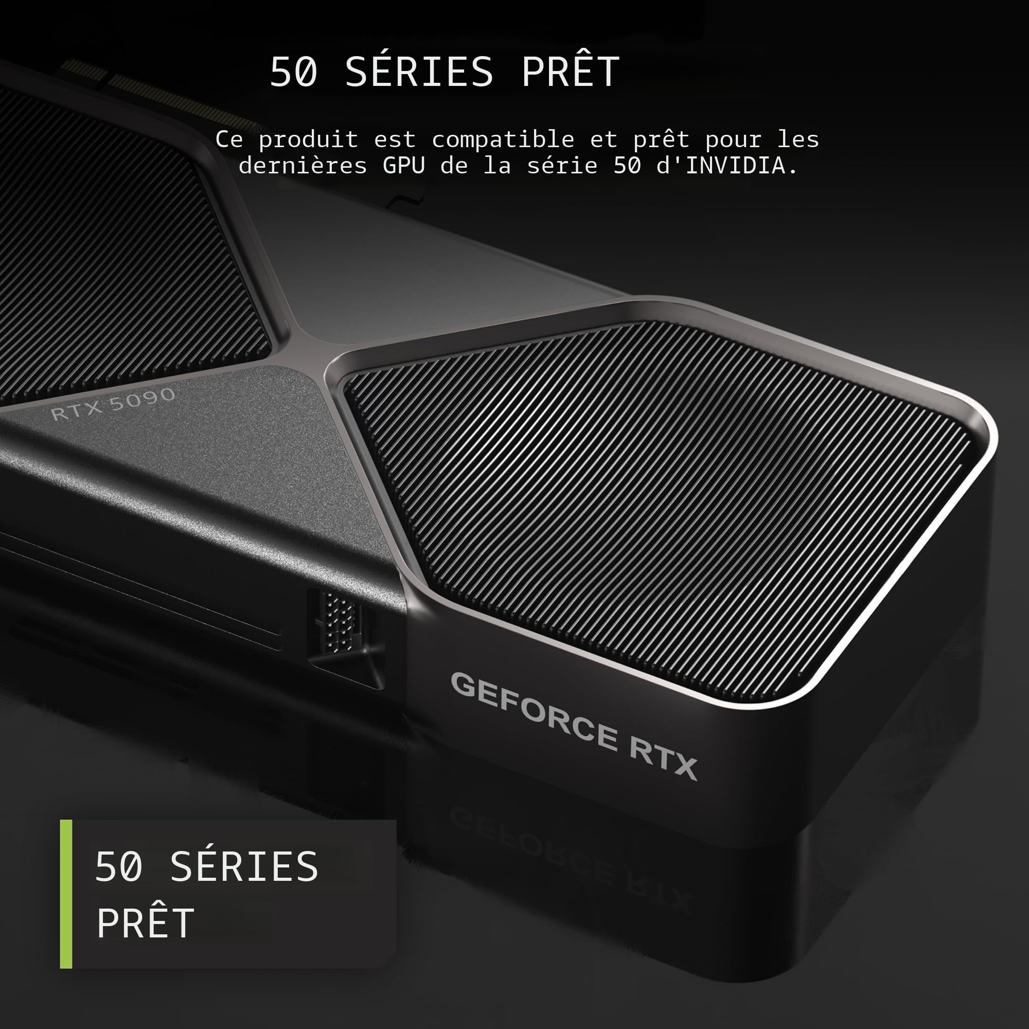 Corsair RM750x ATX 3.1 PCIe 5.1 Ready Bloc d'alimentation entièrement modulaire 750 W - Faible Bruit, efficacité cybenetics Or, connecteur natif 12V-2x6 - Noir