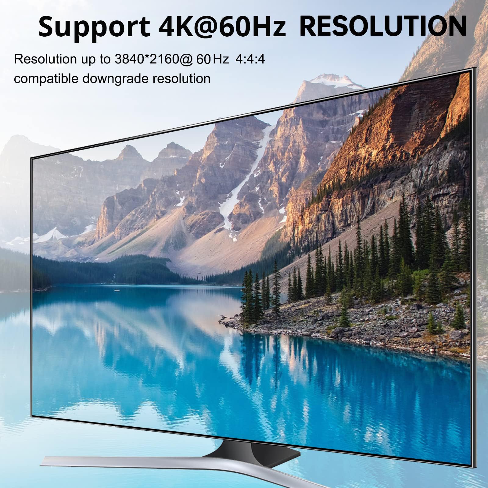 KCEVE KVM Switch 2 Computer 1 Monitor HDMI | 4K @ 60Hz, USB 3.0 KVM Switch HDMI per 2 computer condivisione tastiera mouse, telecomando cablato (4K HD 2 in 1 out)