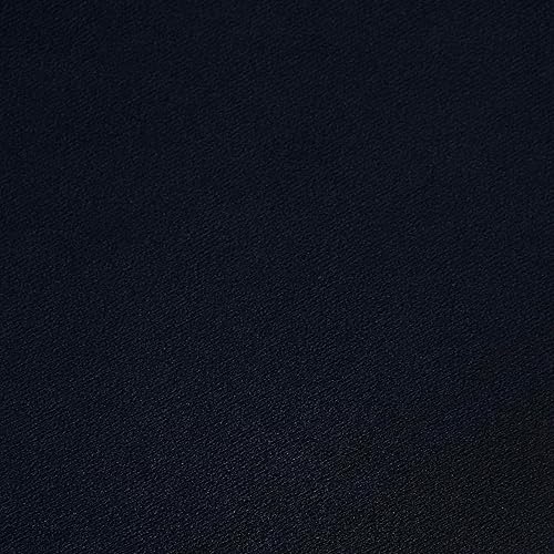 Miniatura 8 de Sun Zero Bergen Panel de cortina 100 % opaca con bolsillo para barra, calidad de teatro, 40 x 63 pulgadas, color azul marino