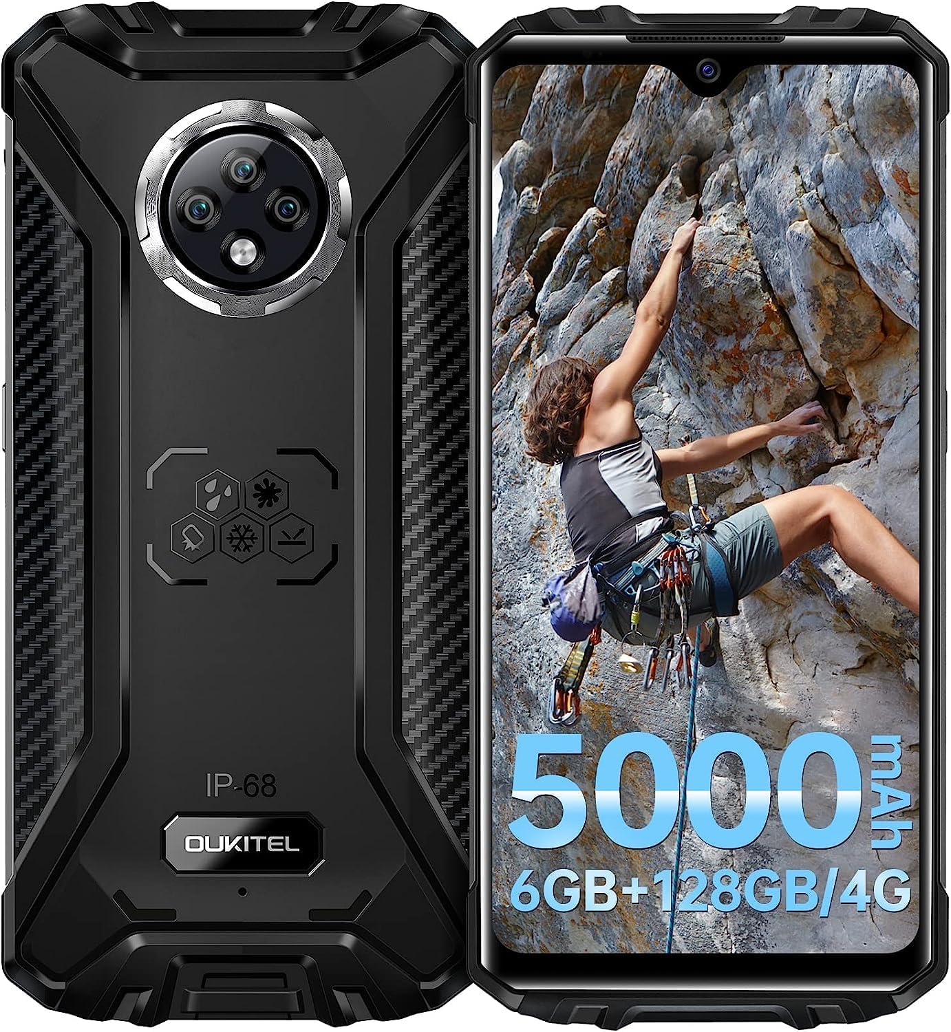 OUKITEL WP8 Pro Android 6.49 Inch HD+ Rugged Smartphone No