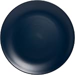 10 Strawberry Street Wazee Matte 16 Pc Coupe Dinnerware Set, Midnight Blue