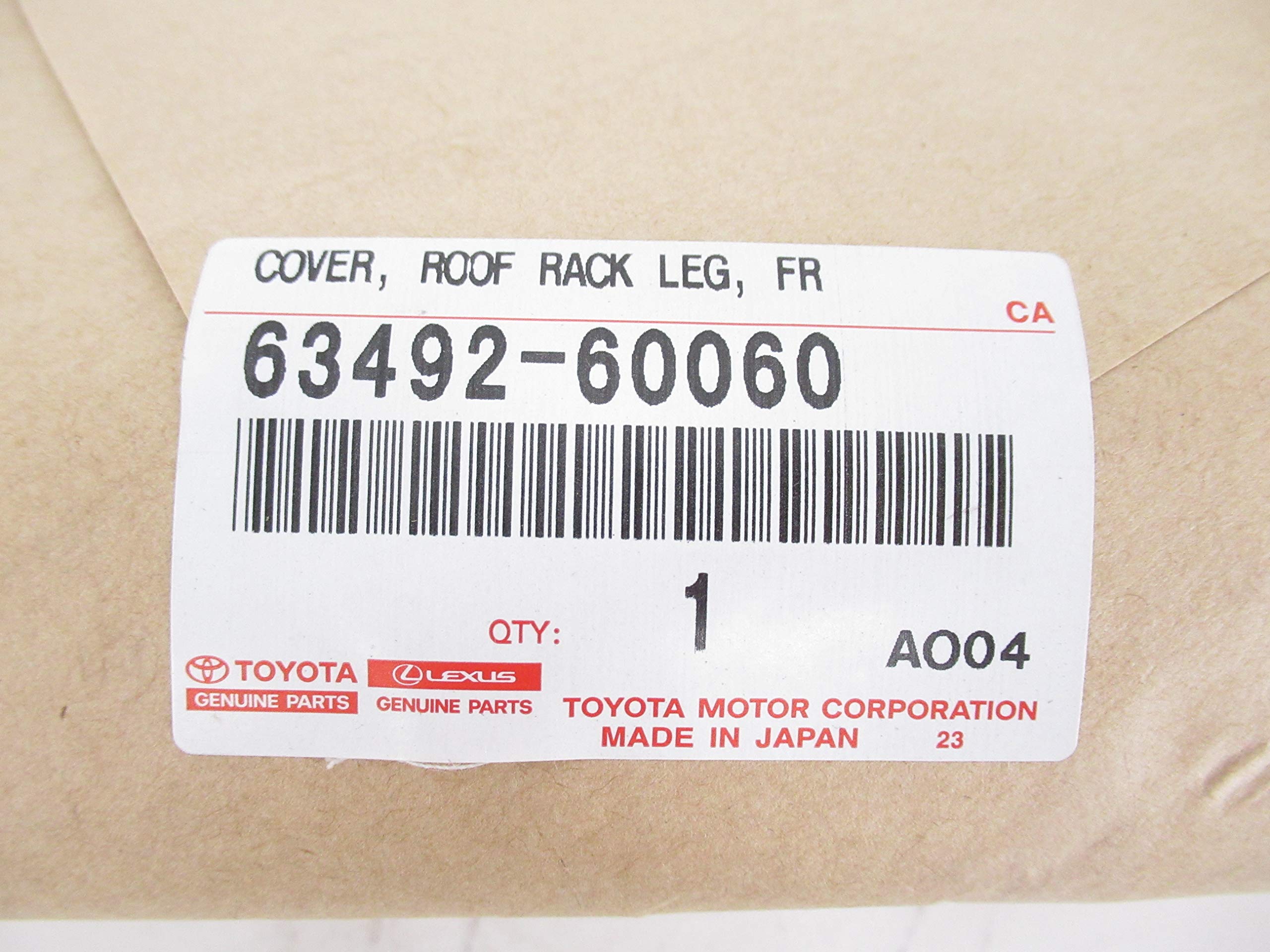 Amazon.com: Toyota 63492-60060 Roof Rack Leg Cover : Automotive