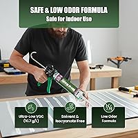 Vista 2 de Adhesivo de espejo CS-4300, bajo olor, compatible con COV, cartucho de 10.1 oz