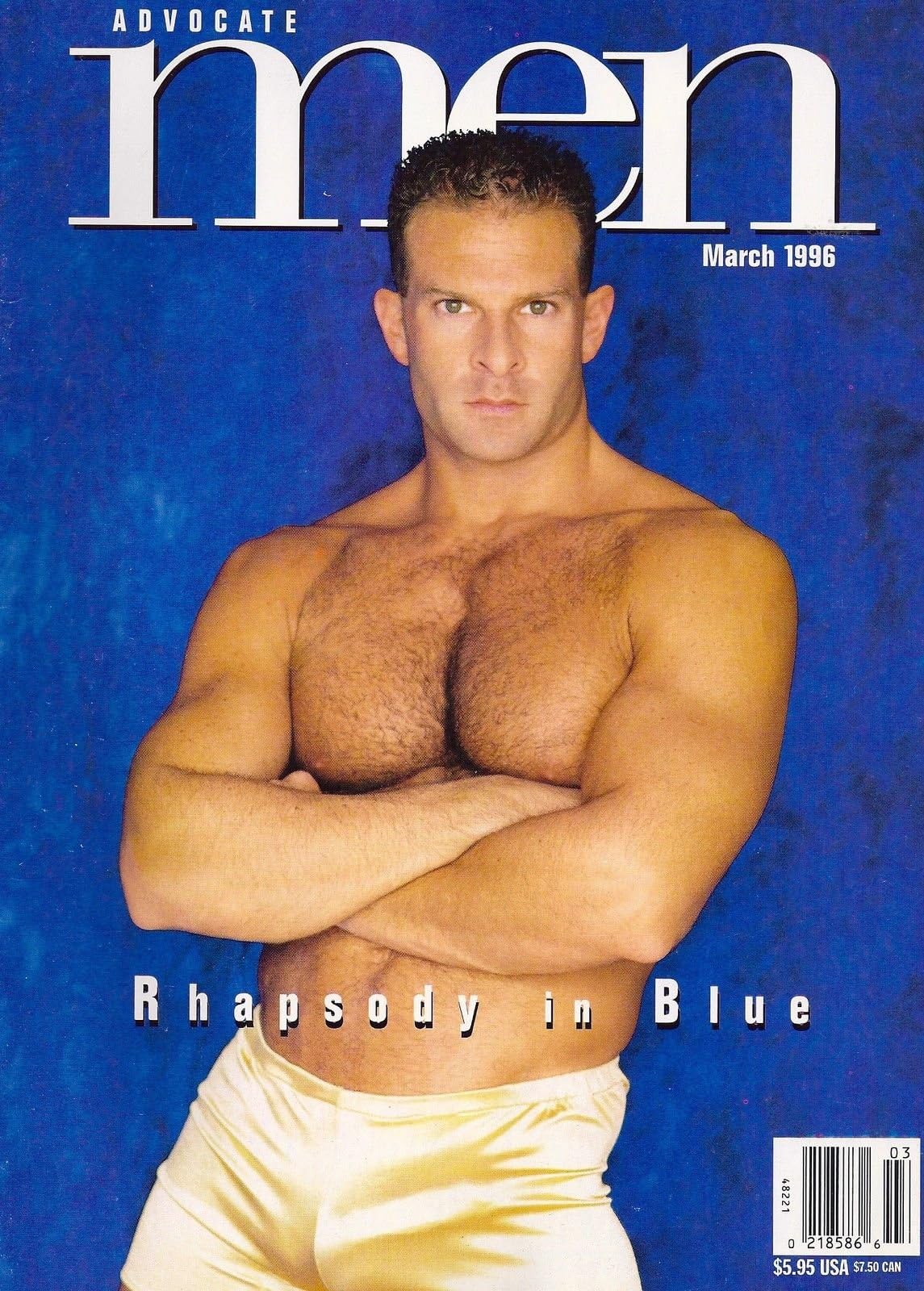 Ted Matthews l Mick O'Brien l Mark Wolff l 1990's Gay Porn Stars - March, 1996 Advocate Men Magazine Single Issue Magazine