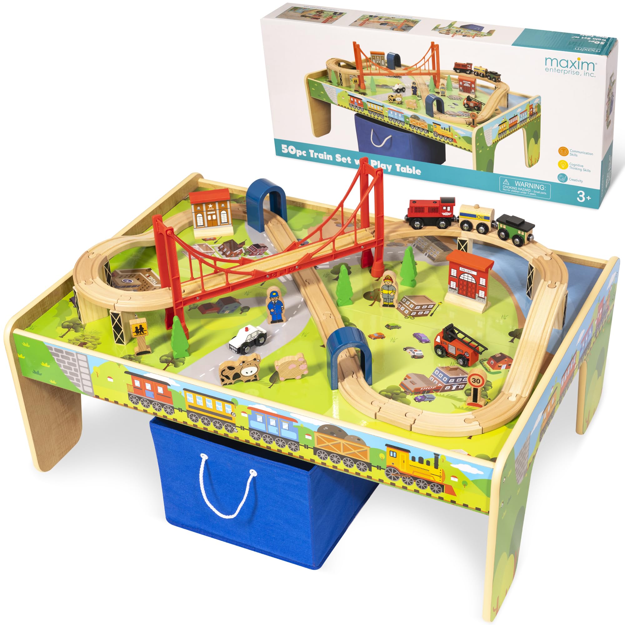 Brio Train Table Best Choice Products Kids 35-Piece Train Table