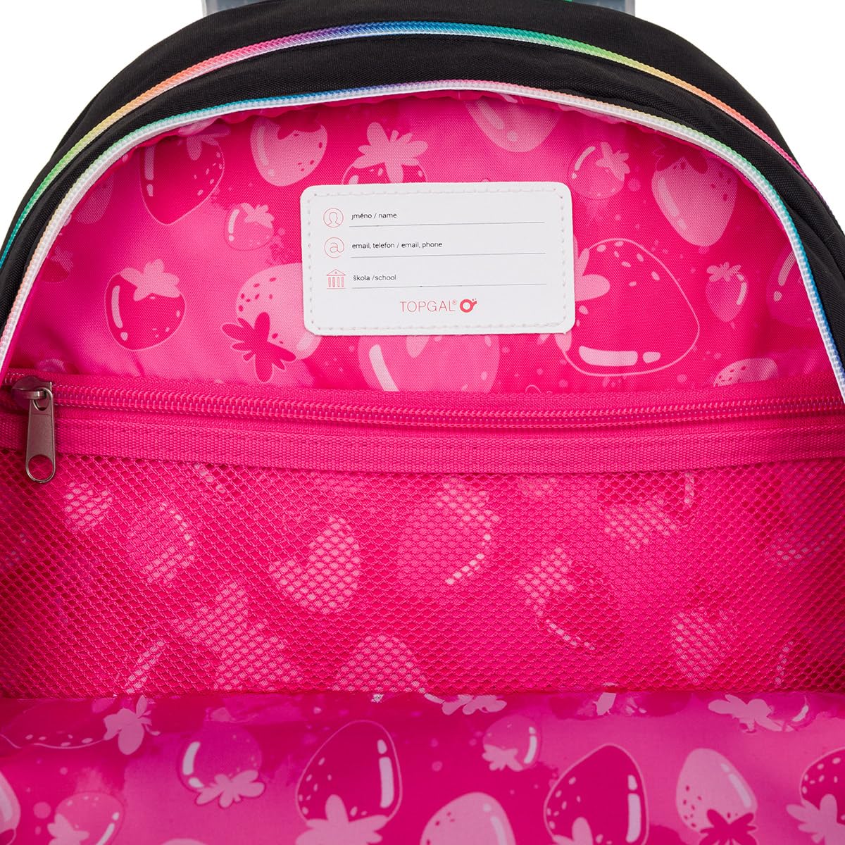 TOPGAL KIMI Schulrucksack ab der 2. Klasse (ca. 125 cm), ergonomisch & leicht, wasserabweisend, mit reflektierenden Elementen, 26 L Schulranzen mit Brustgurt & Rückenpolsterung (Schwarz 2)