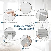 Vista 3 de RYB HOME Cubierta de ventana de puerta de aula, persianas de privacidad para ventanas y puertas de aula, persianas de bloqueo de bloqueo de diseño