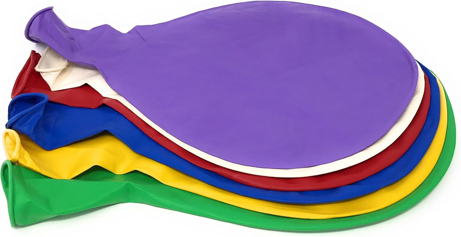 Aquila 6 Big Balloons - 36" - Assorted Colors