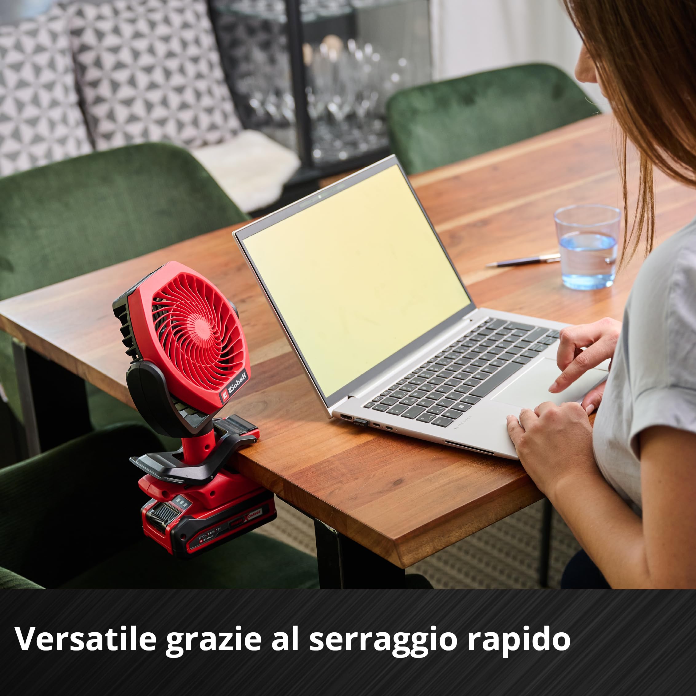 Einhell Tagliaerba manuale GC-HM 30 | max. 150 m² | largh. taglio 30 cm | albero di taglio con 5 lame in acciaio | regol. continua dell’alt. Taglio