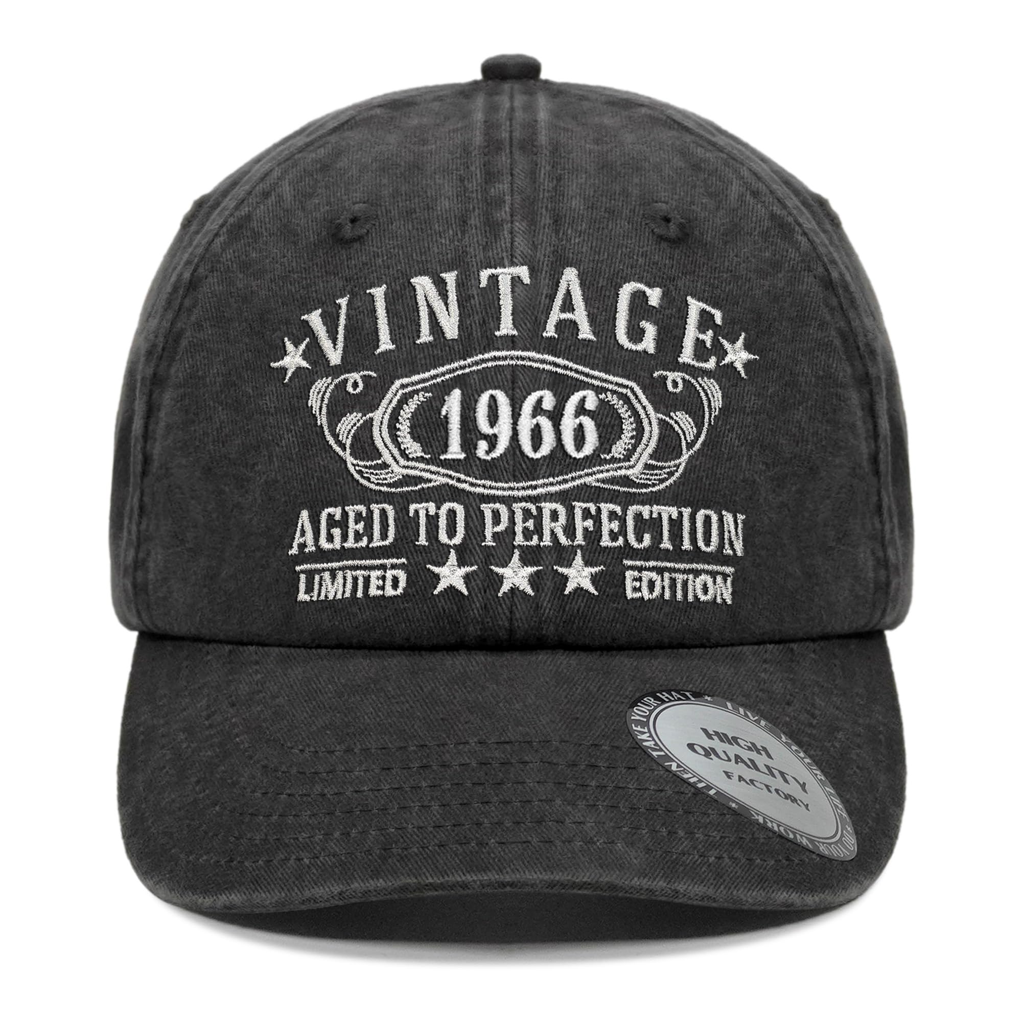 1926-1996 Birthday Gifts for Men Women,Personalized 30th-100th Birthday Ideas Gift,Parents Vintage Hat