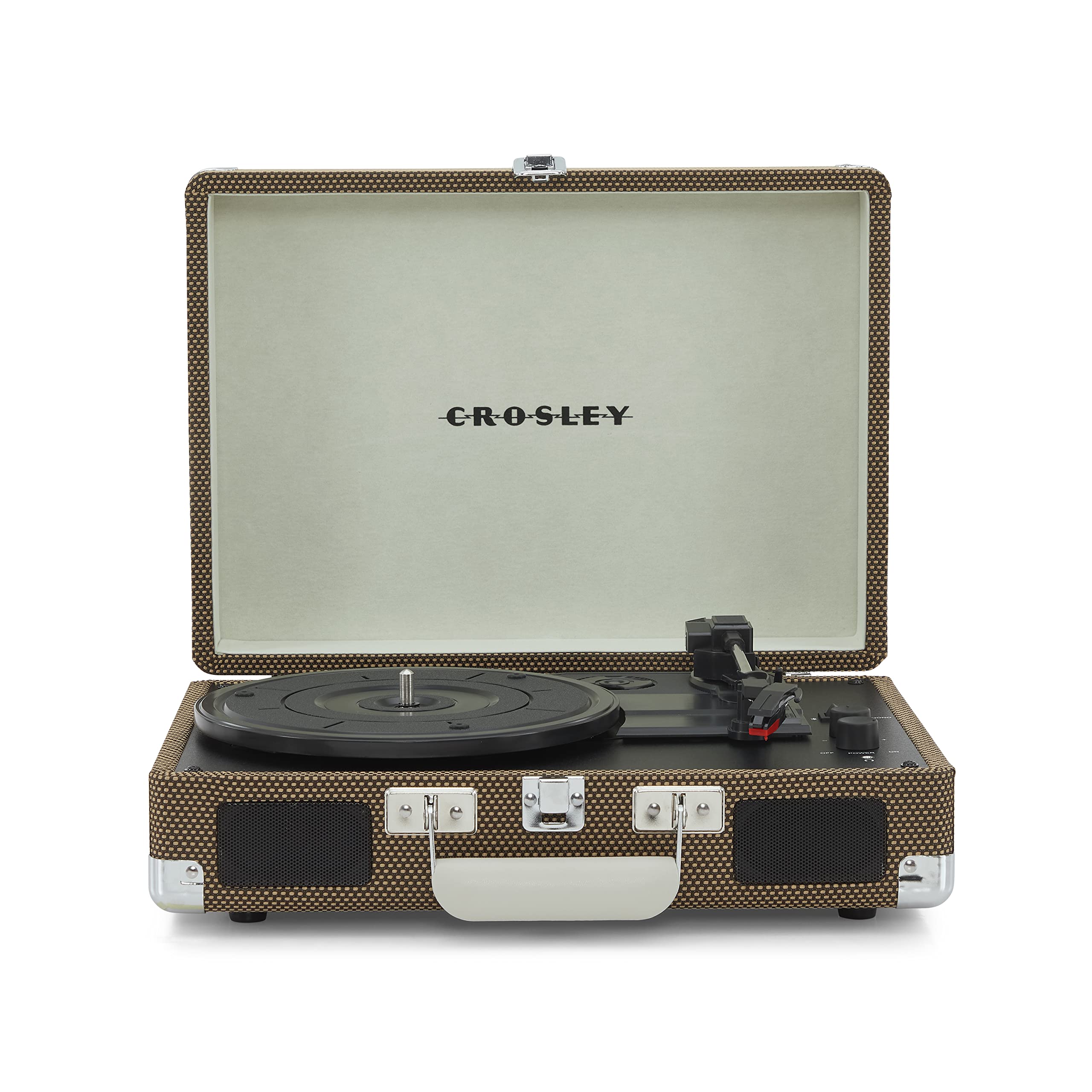 CROSLEY CRUISER DELUXE TURNTABLE - TWEED-CH