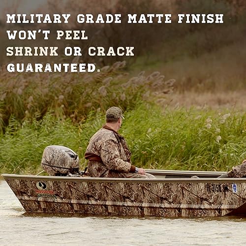 Miniatura 9 de Mossy Oak Graphics 10004-16-DB - Kit de envoltura de vinilo con acabado mate, diseño de camuflaje de pato, fácil de instalar, kit de 18 pulgadas x