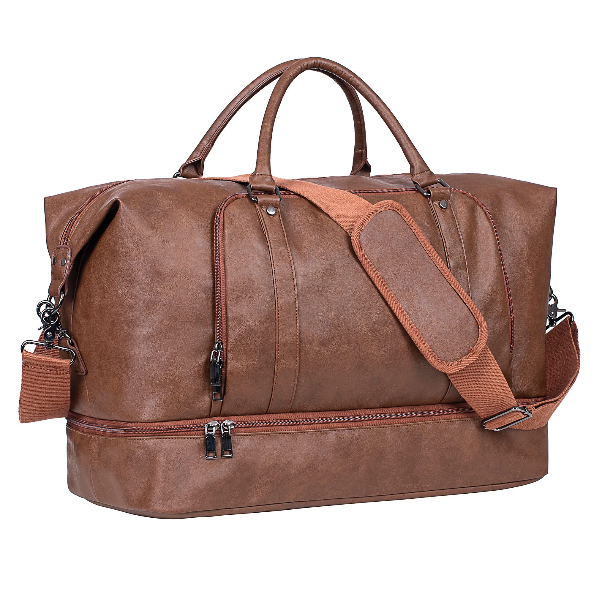 seyfocnia Travel Duffel Bags for Women Weekender Overnight Bag with Shoe Pouch Large Carry On Bag Travel Tote