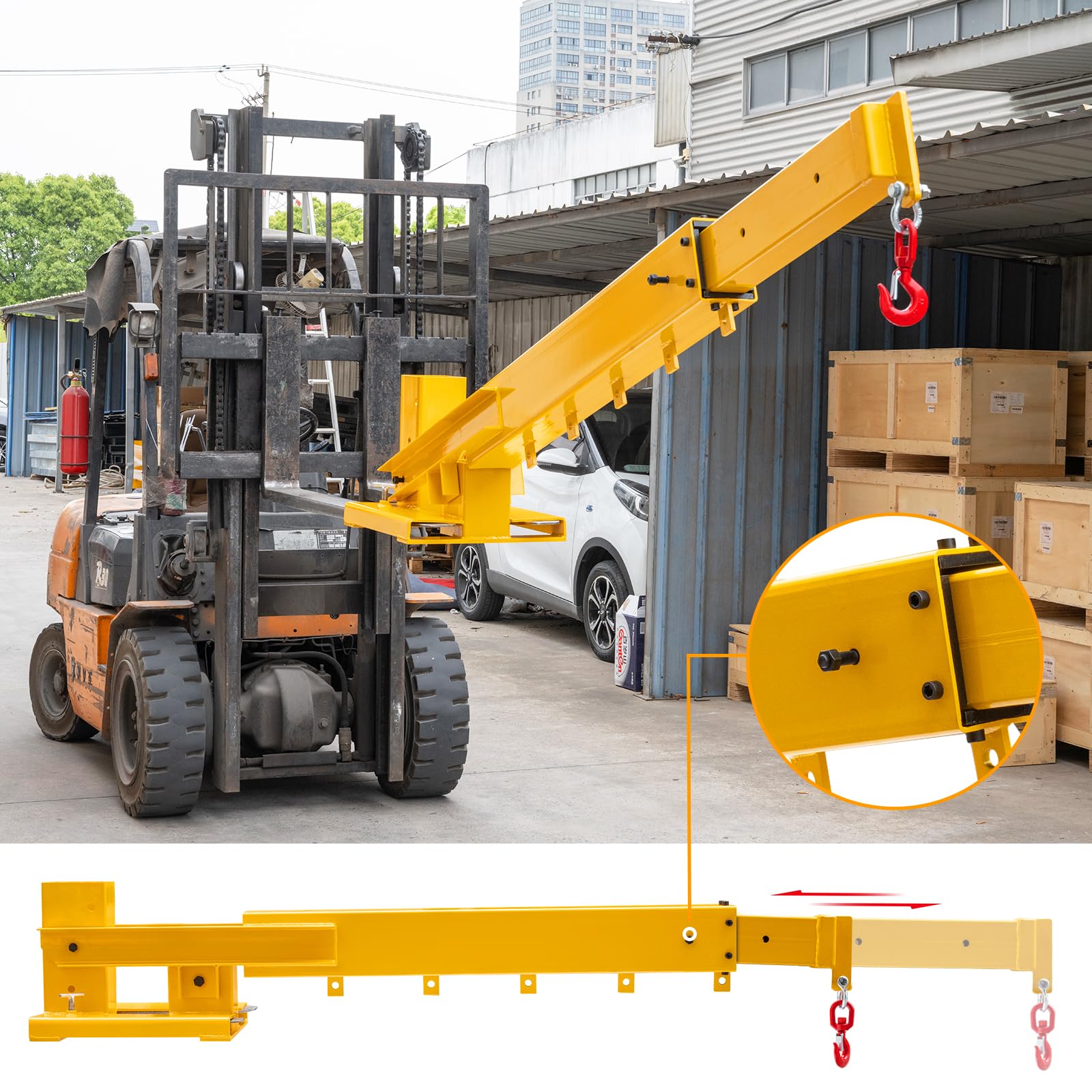 Amazon.com: Garvee 6000Lbs/3T Forklift Mobile Crane, 83