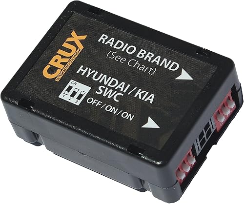 Crux Interfaz de repuesto de radio CBM-01T SWRHK-65S (para vehículos Hyundai y Kia seleccionados 2007-2014) disponible en Yaxa Guatemala