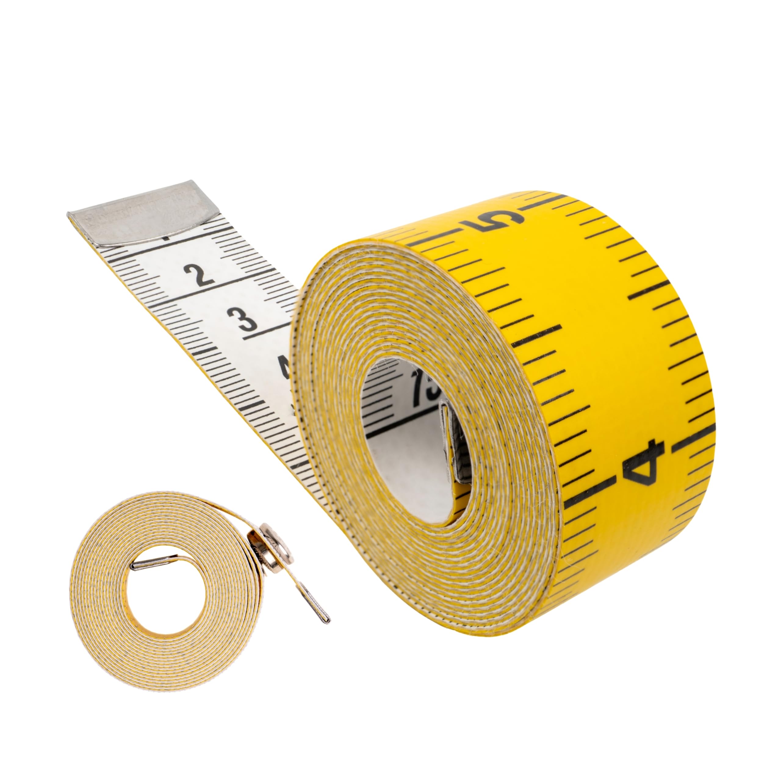 Tailor Tape Measure, 1 Piece, Universal Tape Measure with 300 cm Total Length, 2in1 Metric Band with CM and Inch Scale, Clothing Measurement, Body Fat, Strip Roll Data