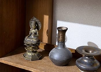 Amazon｜仏像 虚空蔵菩薩 15cm（古美金仕上げ） 仏師：牧田秀雲
