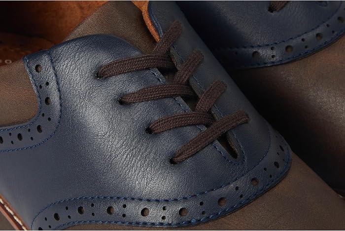 Обувь Florsheim Vibe Jr. Boys Plain Toe Saddle Shoe (Toddler/Little Kid/Big Kid) — фото 3