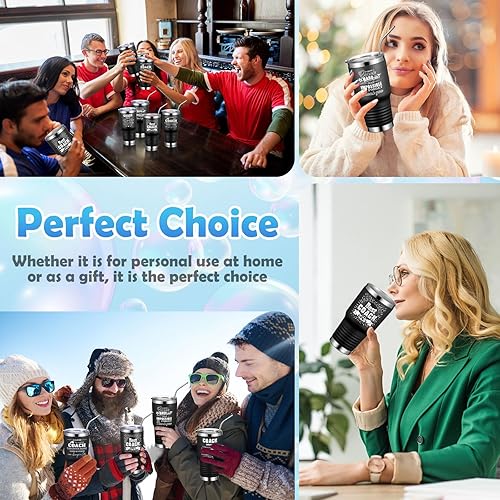 Miniatura 7 de Uiifan 4 juegos de tazas con tapa y pajitas de acero inoxidable de 30 onzas, regalo de agradecimiento para entrenador, para hombres y mujeres (negro)