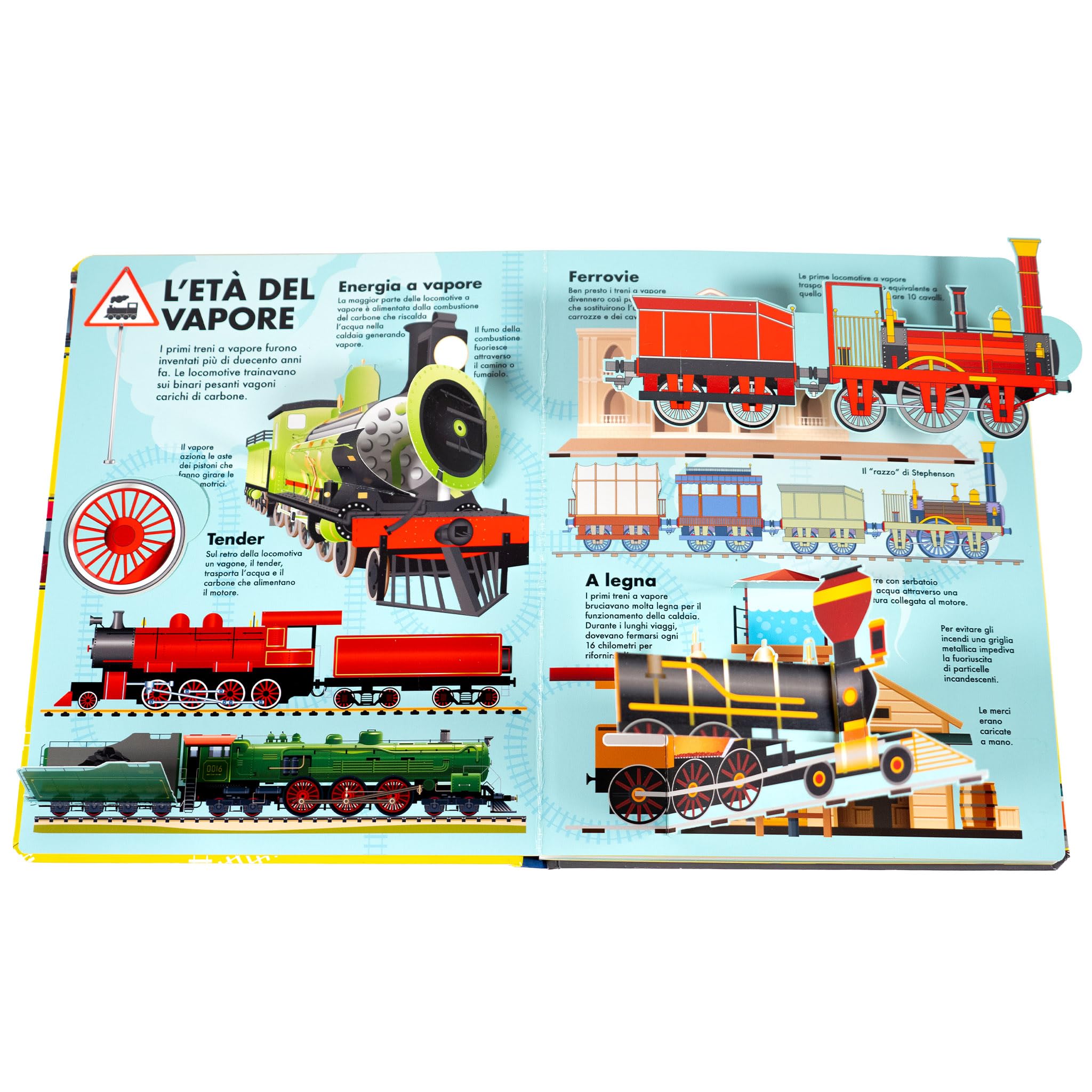 Treni. Il libro dei flip-flap. Ediz. a colori