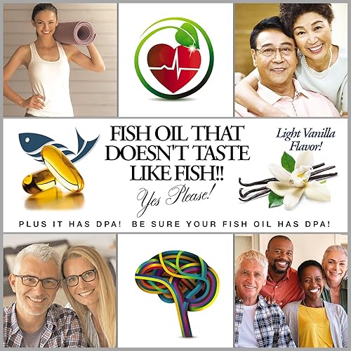 Miniatura 5 de (Pack of 2) Wild Caught Omega-3 DPA Fish Oil - 2900 mg with DPA, EPA & DHA - 180 SoftGels  Triple Strength Burp-Free