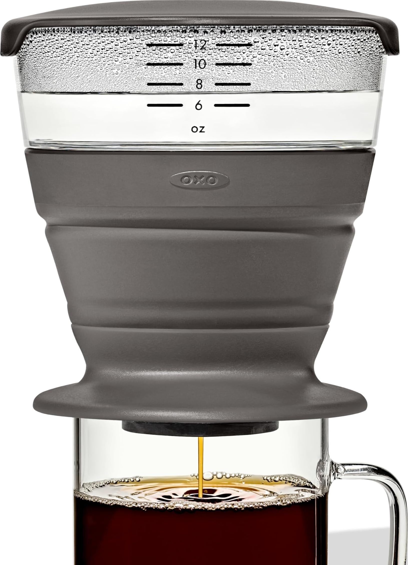 OXO Brew Collapsible Pour-Over Travel Coffee Maker with Storage Case